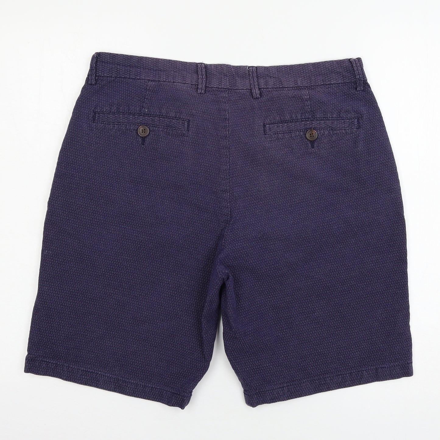 George Mens Blue  Denim Bermuda Shorts Size 34 in