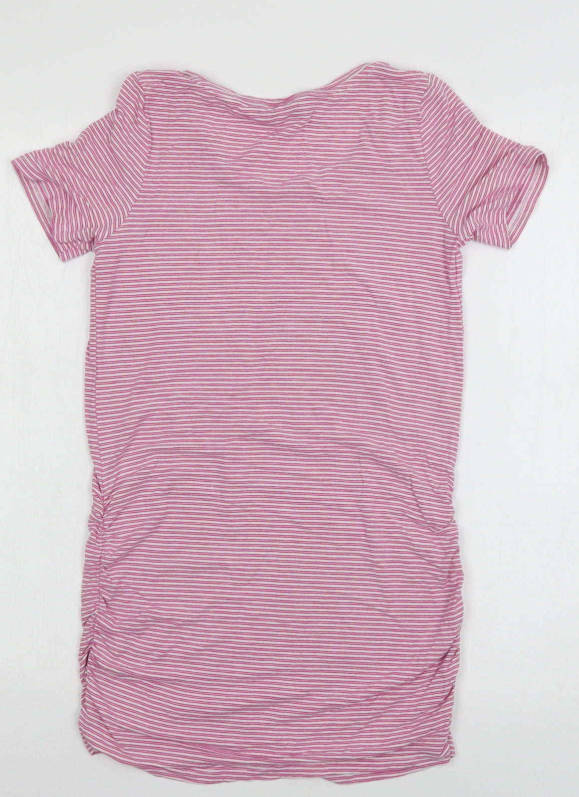 Blooming Marvellous Womens Pink Striped Jersey Basic T-Shirt Size S