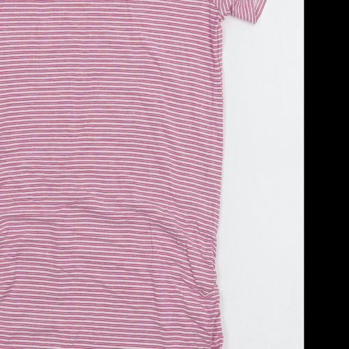 Blooming Marvellous Womens Pink Striped Jersey Basic T-Shirt Size S