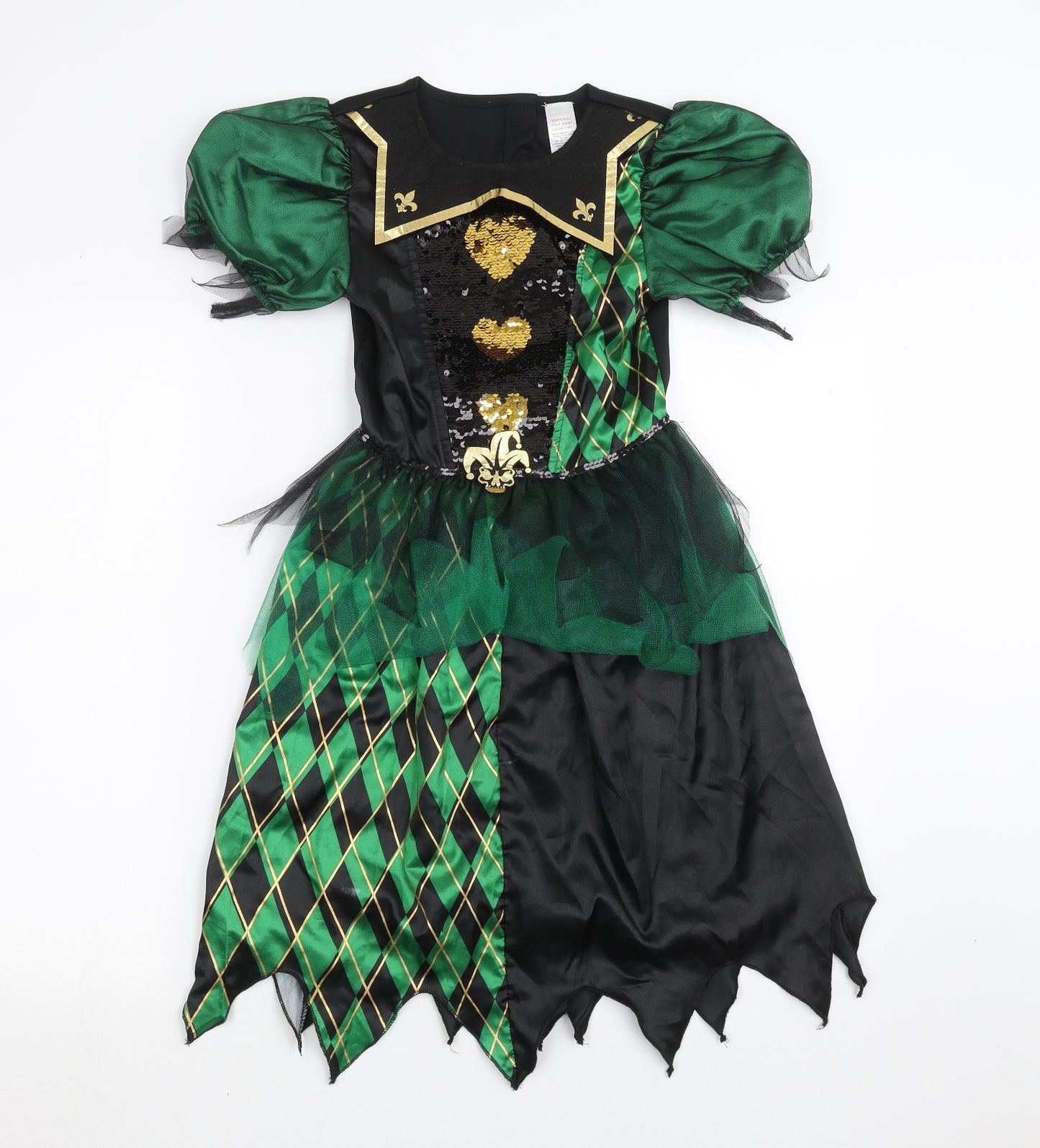 Morisons Girls Green   Ball Gown  Size 9-10 Years  - costume