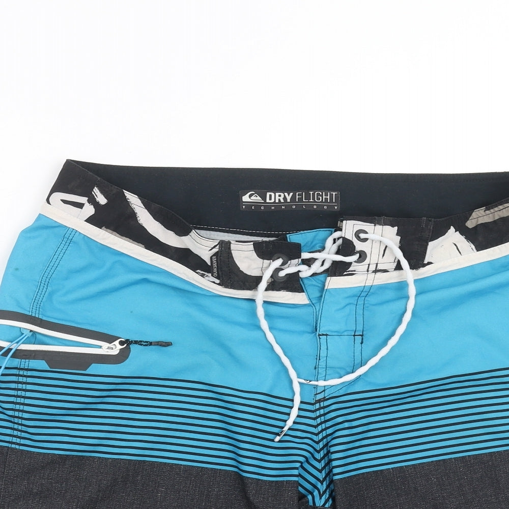 Quiksilver Mens Blue   Bermuda Shorts Size 34 in