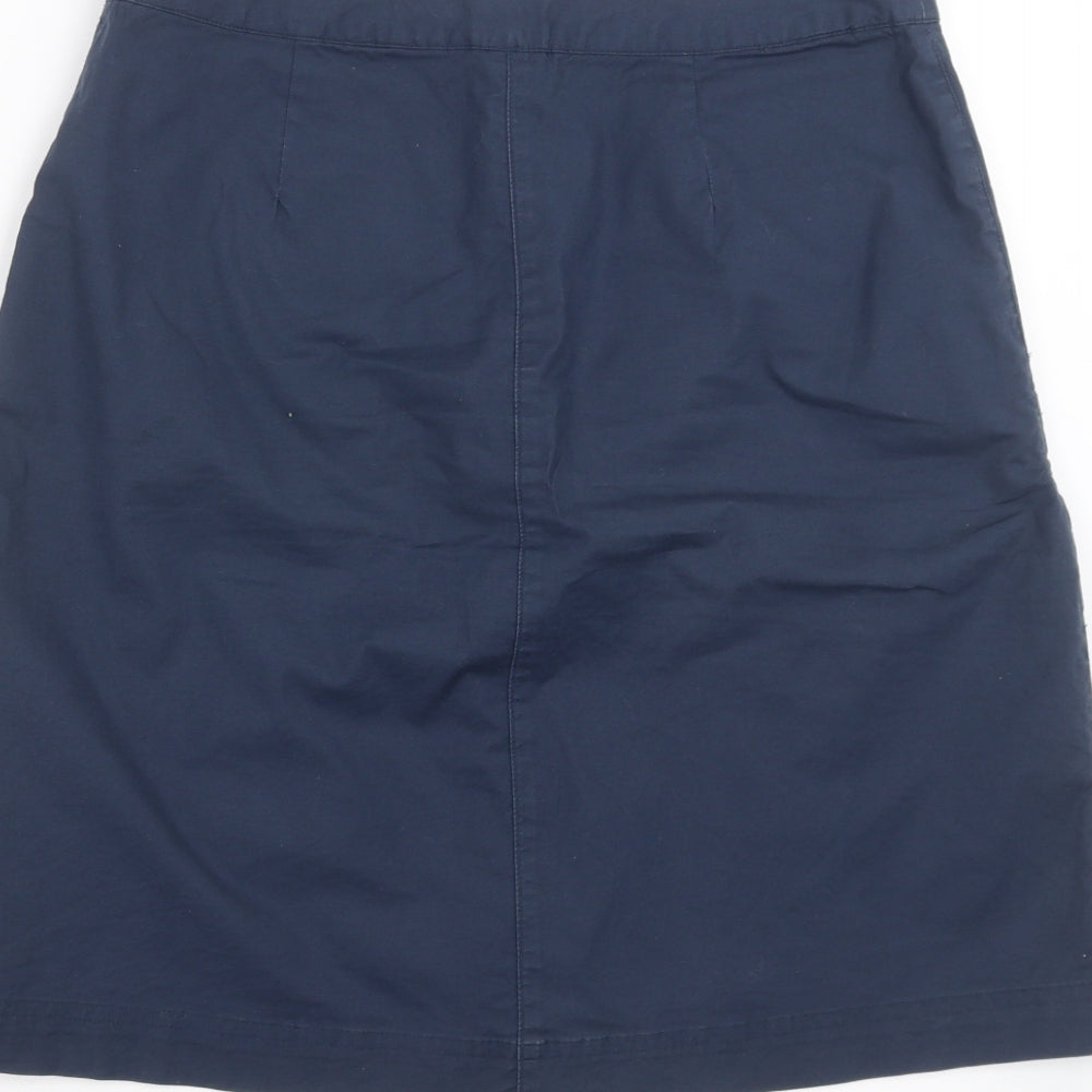 Gap Womens Blue   A-Line Skirt Size L