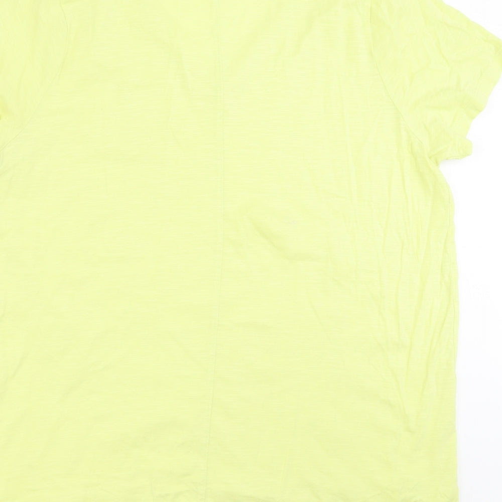 F&F Womens Yellow   Basic T-Shirt Size 18