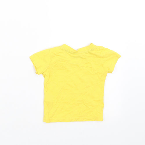 Primark Baby Yellow   Basic T-Shirt Size 0-3 Months  - little man