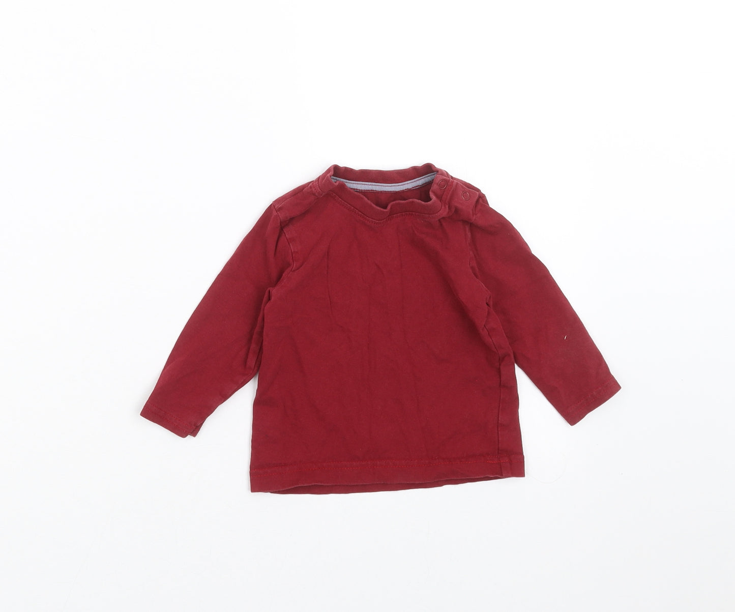 Nutmeg Boys Red   Basic T-Shirt Size 6-9 Months