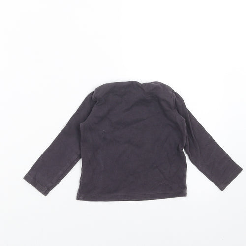 F&F Girls Grey   Basic T-Shirt Size 12-18 Months  - i love daddy