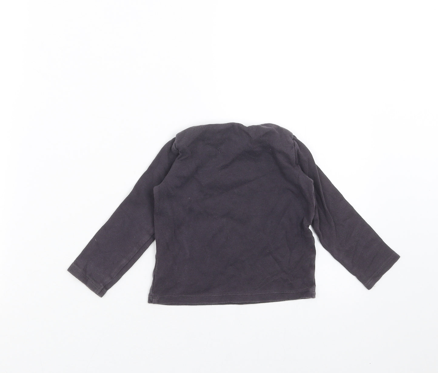 F&F Girls Grey   Basic T-Shirt Size 12-18 Months  - i love daddy