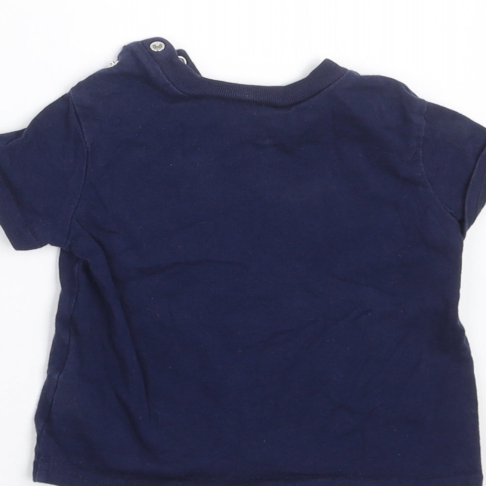 Ralph Lauren Boys Blue   Basic T-Shirt Size 9-12 Months