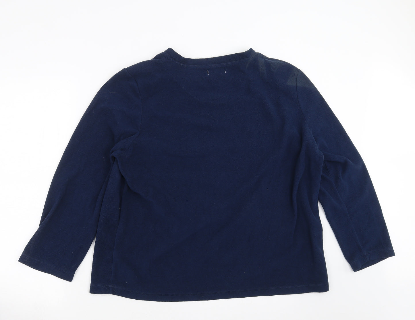 Primark Womens Blue Solid  Top Pyjama Top Size XL  - sparkle stars