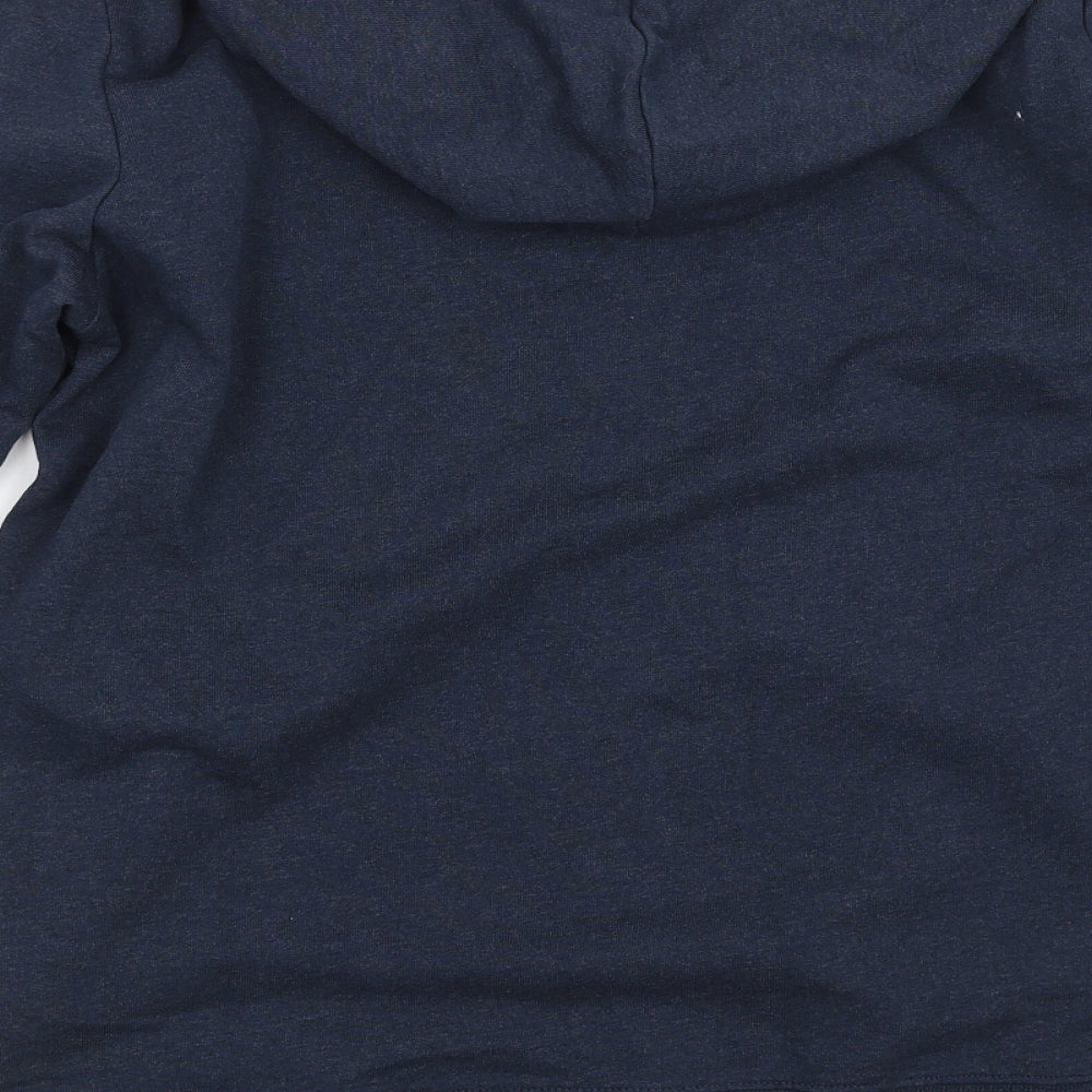 JACK & JONES Mens Blue   Full Zip Hoodie Size L