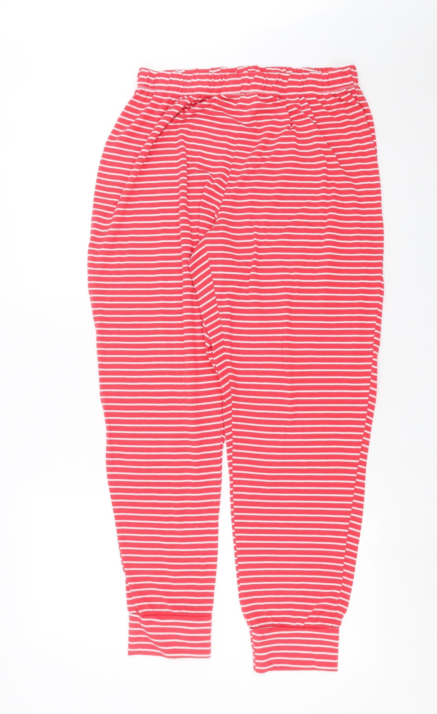 Matalan Womens Red Striped   Pyjama Pants Size L