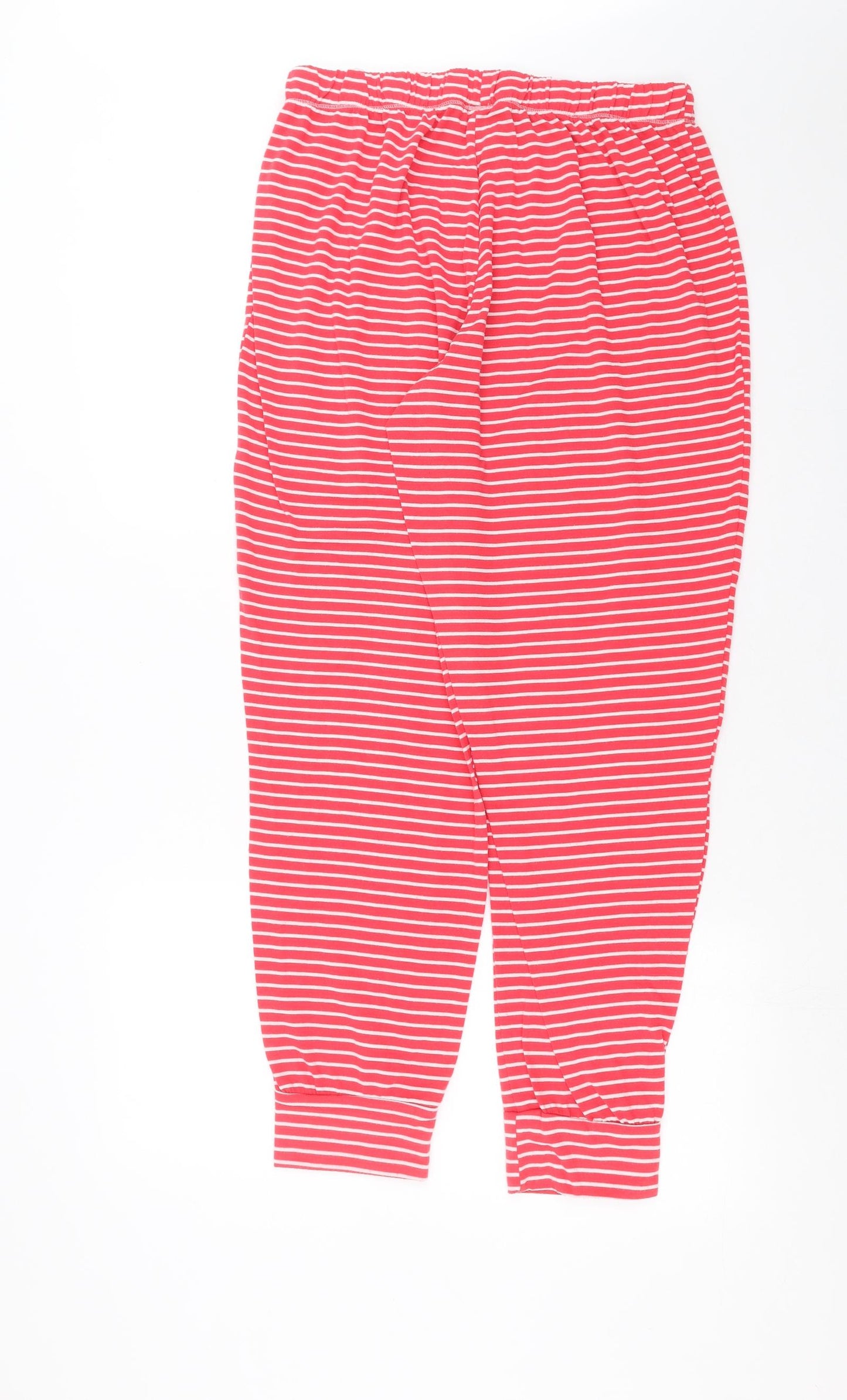 Matalan Womens Red Striped   Pyjama Pants Size L