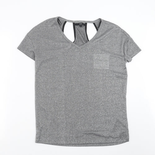 NEXT Womens Silver   Basic T-Shirt Size 10