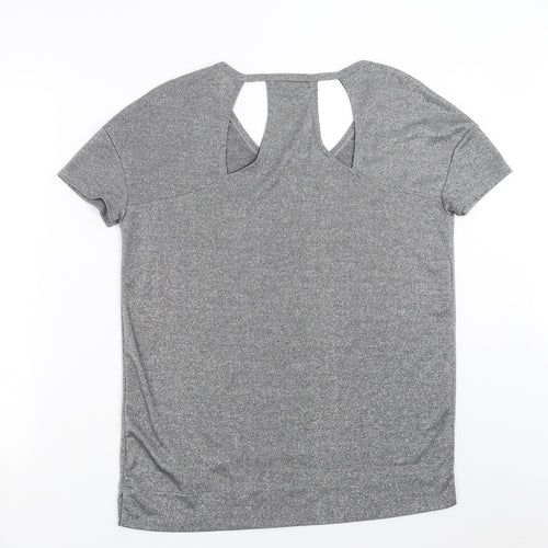 NEXT Womens Silver   Basic T-Shirt Size 10