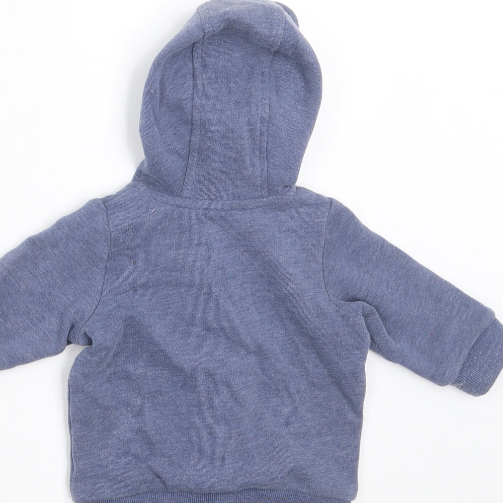 George Baby Blue   Full Zip Jumper Size 0-3 Months