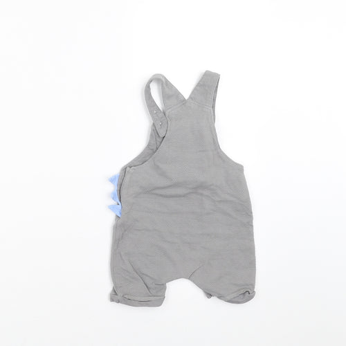 NEXT Boys Grey   Dungaree Outfit/Set Size 3-6 Months