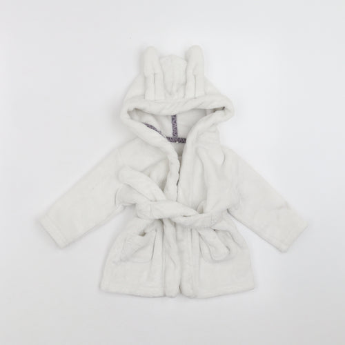 Billie Baby White Solid   Robe Size 3-6 Months
