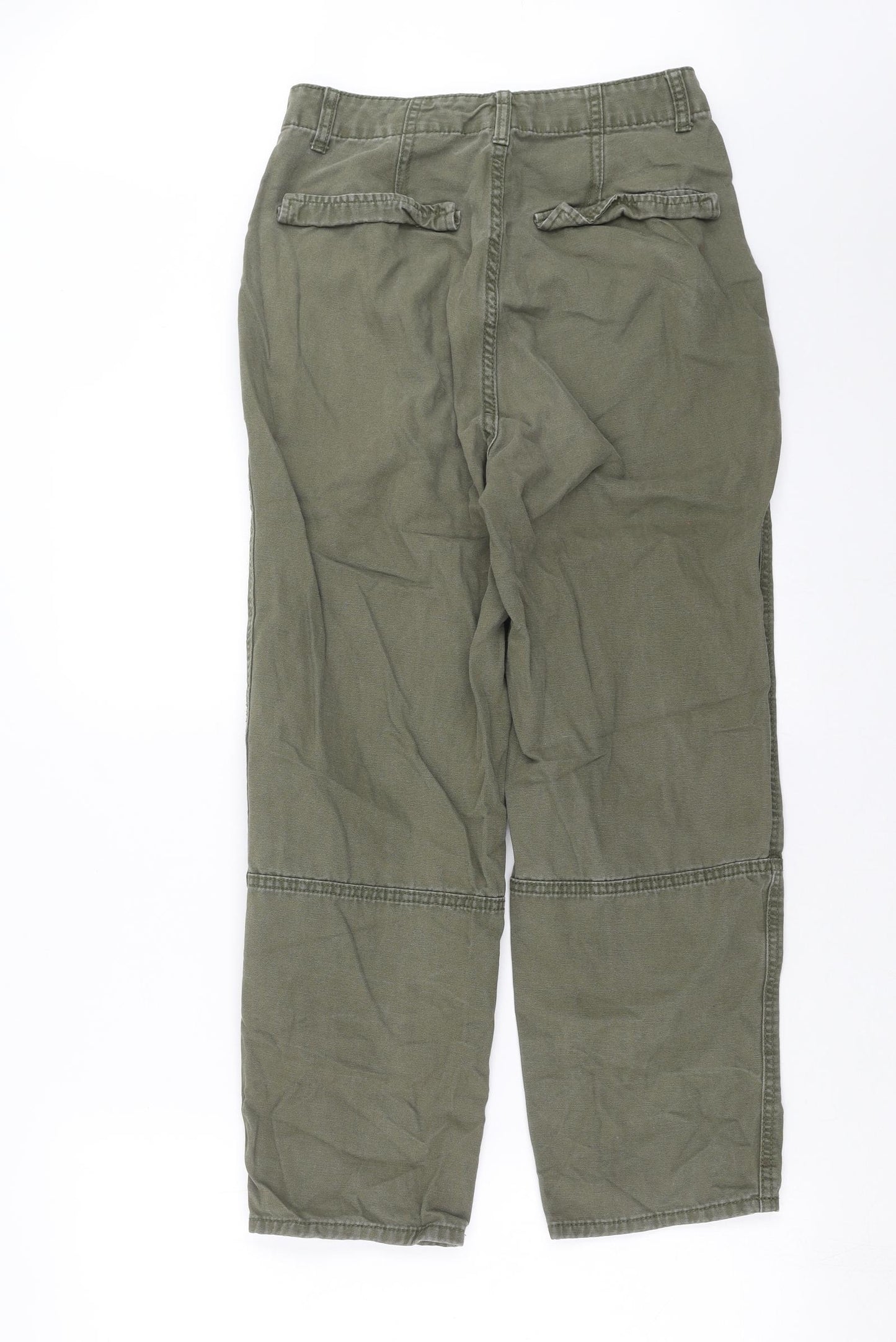 Divided by H&M Womens Green  Denim Straight Jeans Size 8 L24 in