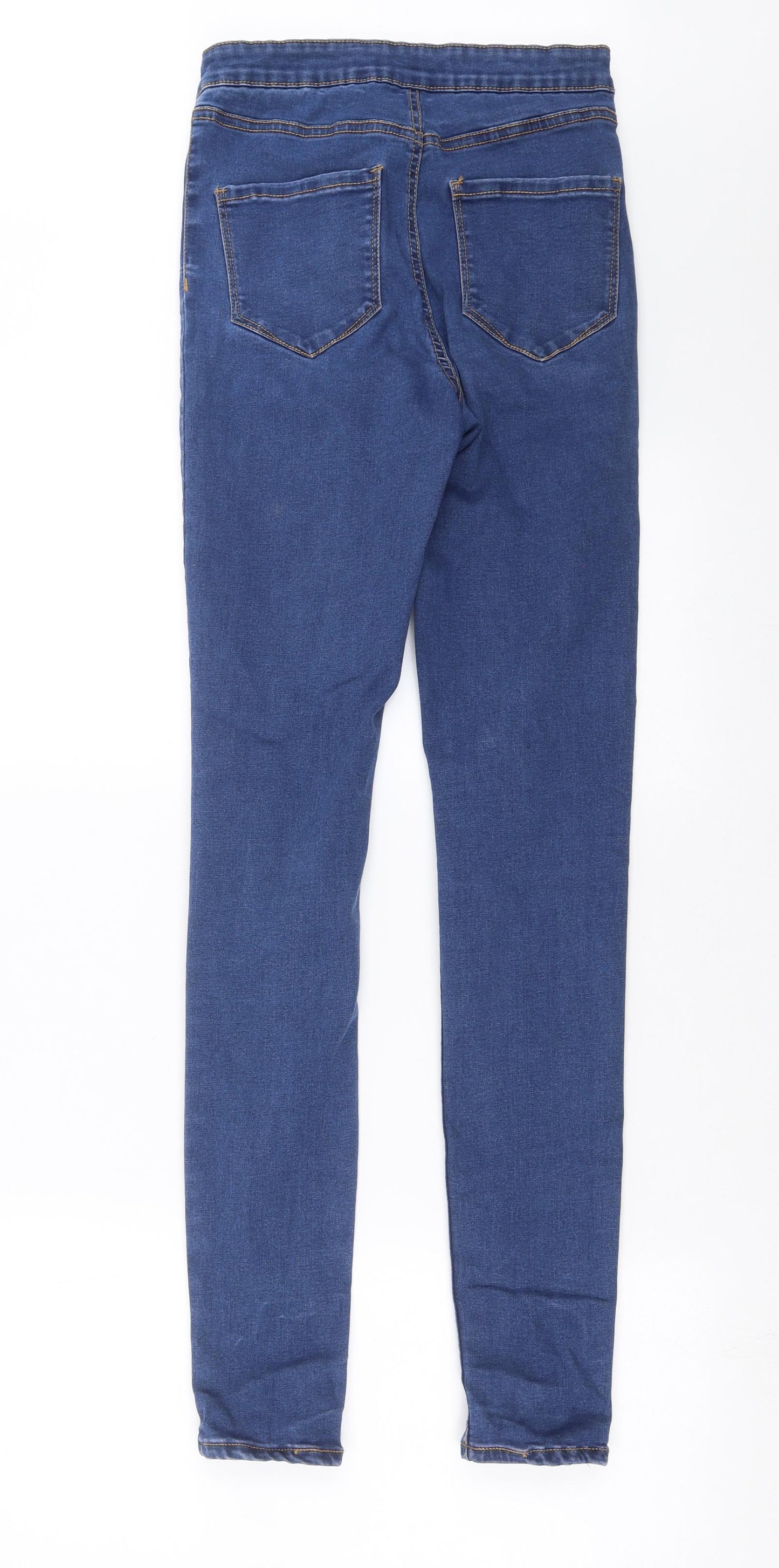 Primark Womens Blue  Denim Skinny Jeans Size 12 L30 in