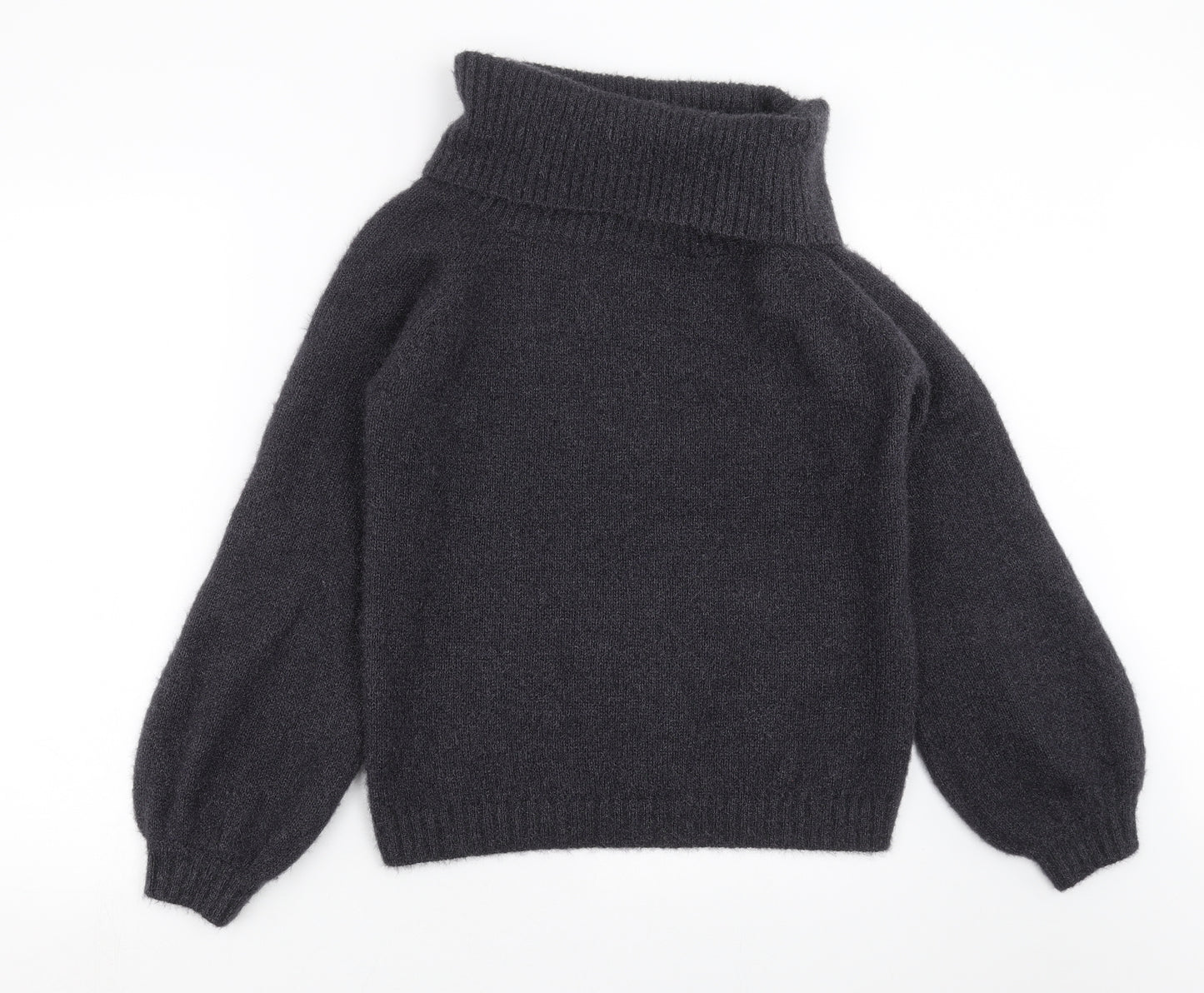 Collezione Gaia Womens Grey  Knit Pullover Jumper Size S
