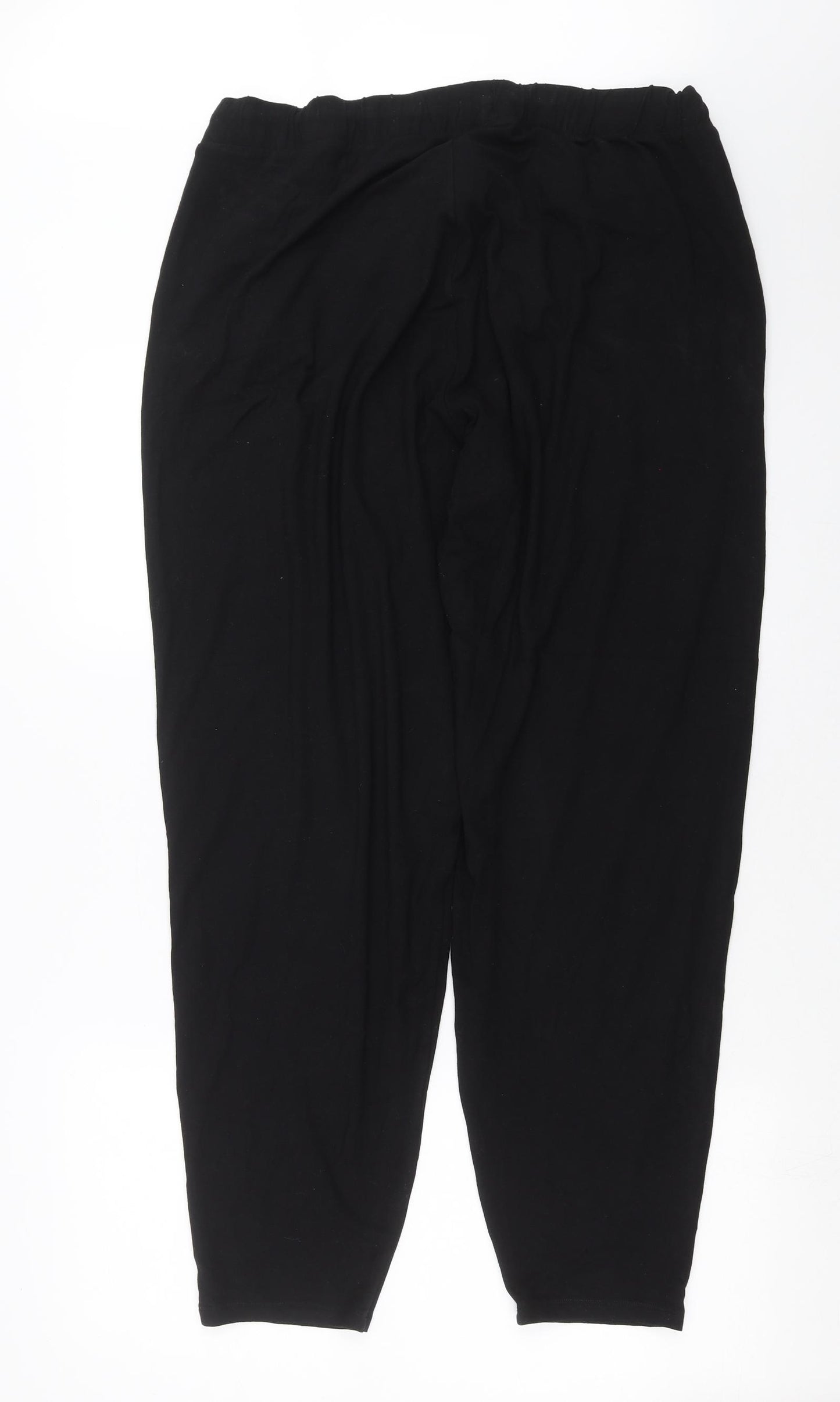 NEXT Womens Black   Jogger Trousers Size 18 L29 in