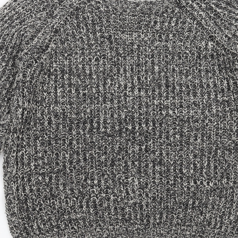 Primark Womens Black  Knit Pullover Jumper Size 6