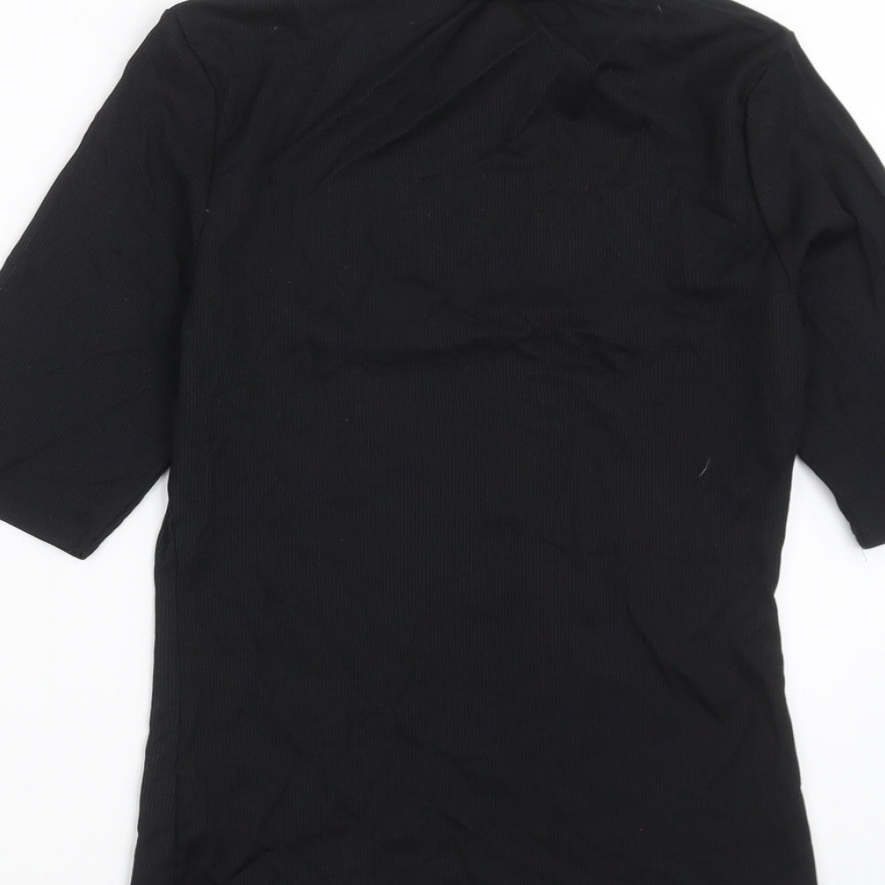 New Look Womens Black   Basic T-Shirt Size 10