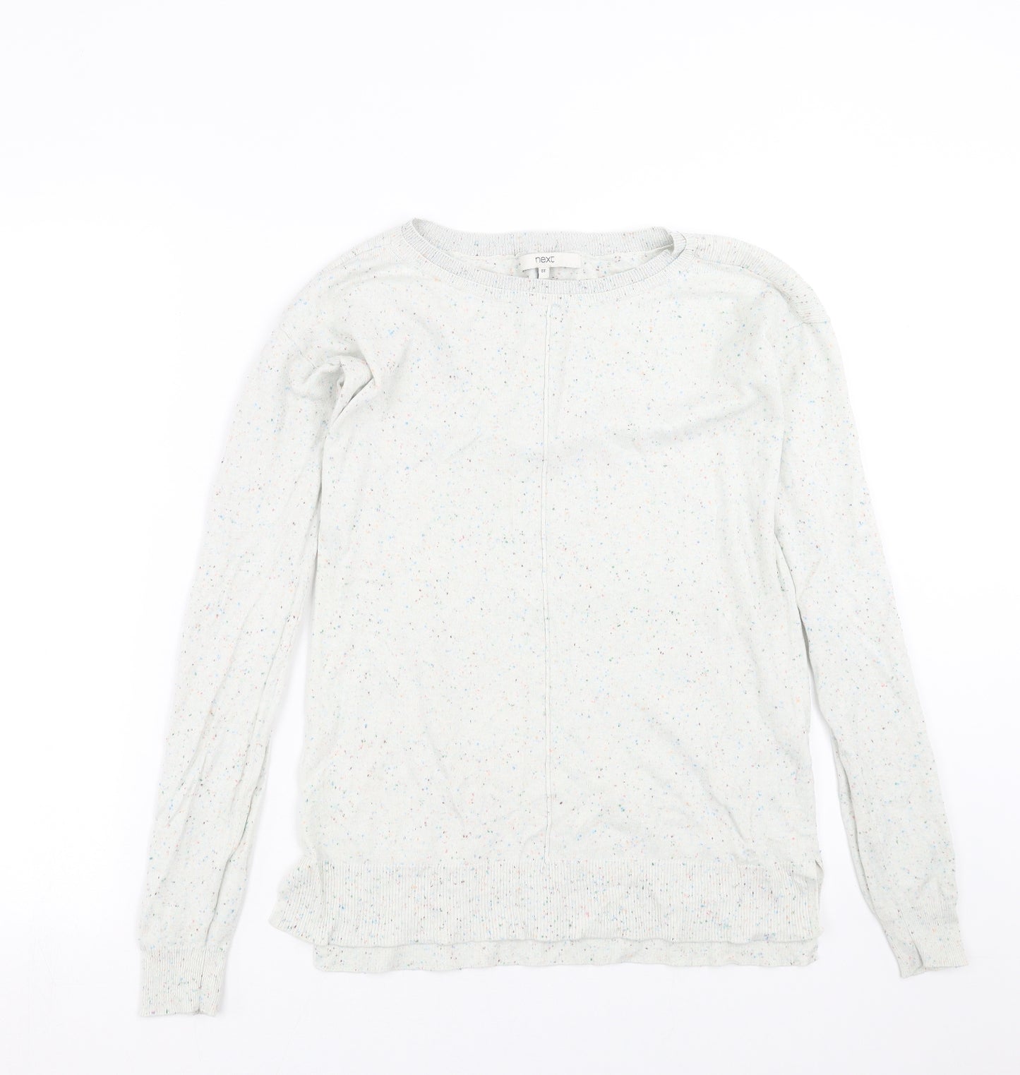 NEXT Womens Green  Knit Pullover Jumper Size 8  - dotted pattern