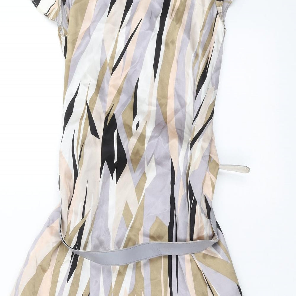 Preworn Womens Multicoloured Geometric  Shift  Size 8