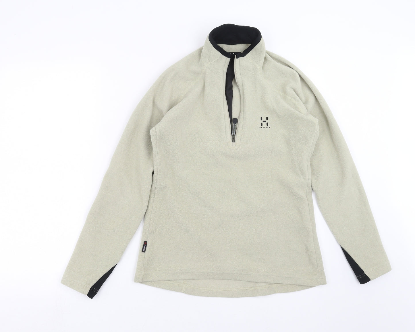 HAGLOFS Womens Beige  Fleece Pullover Jumper Size 10