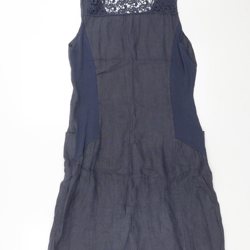 Lina Tomei Womens Blue   Shift  Size S
