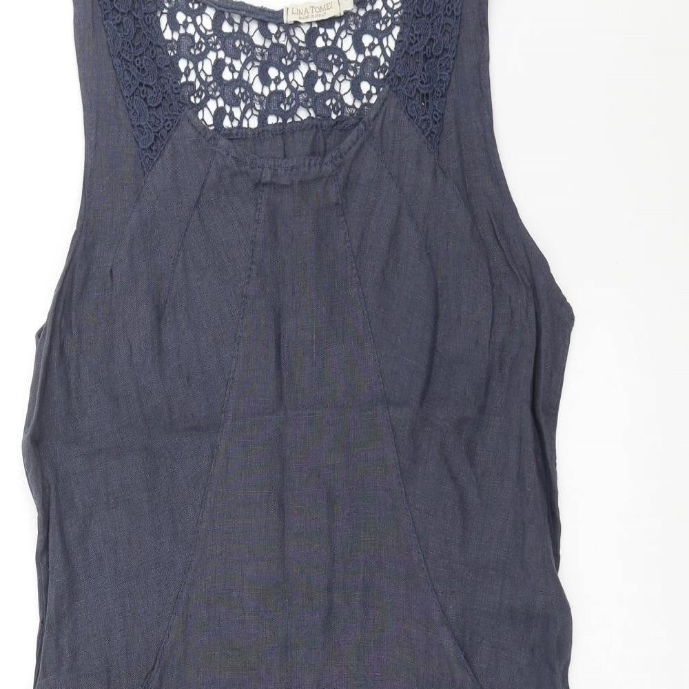 Lina Tomei Womens Blue   Shift  Size S