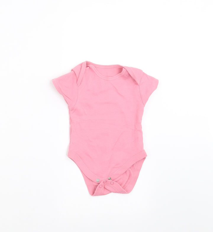 Primark Girls Pink Babygrow One-Piece Size 6-9 Months