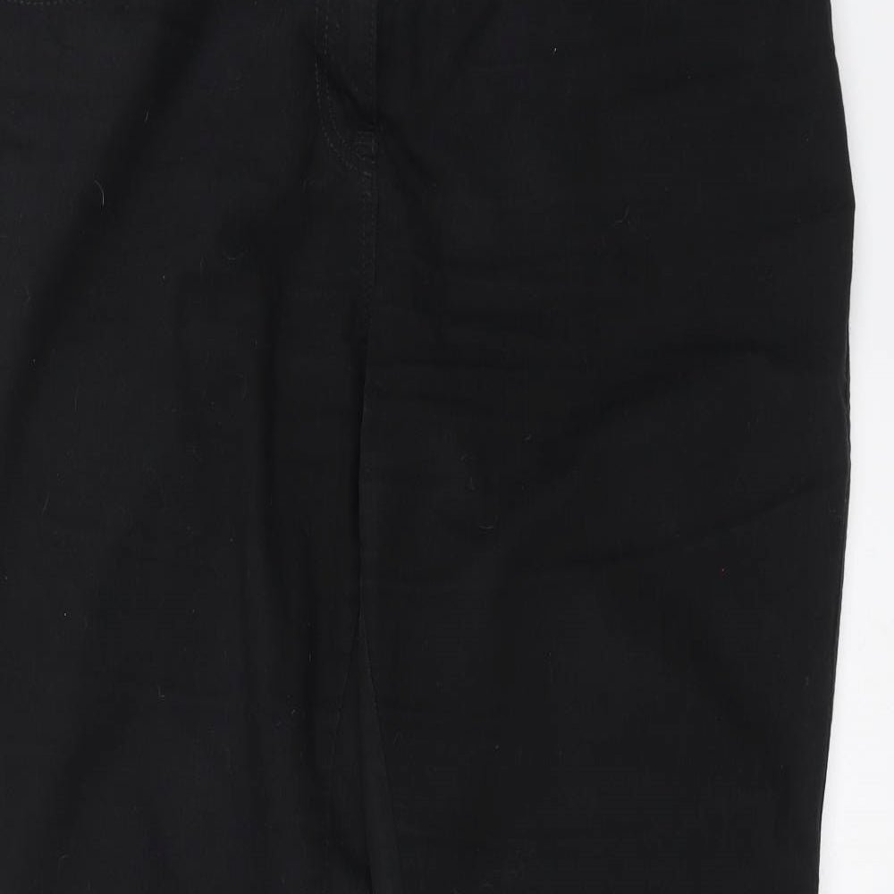 NEXT Womens Black  Denim Bootcut Jeans Size 18 L30 in