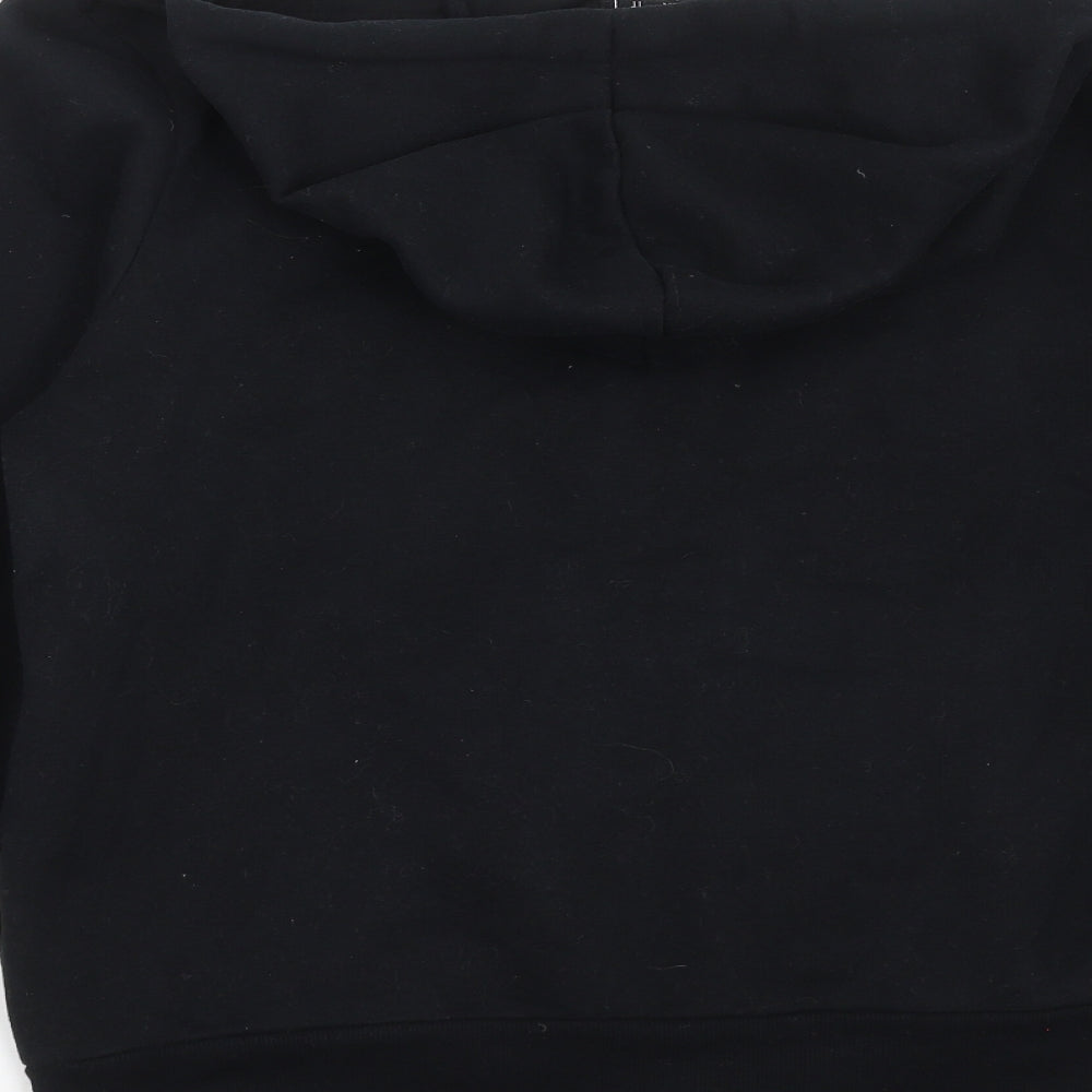 Primark Womens Black   Full Zip Hoodie Size 18