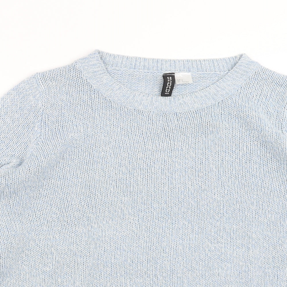 Divided by H&M Womens Blue  Knit Pullover Jumper Size S