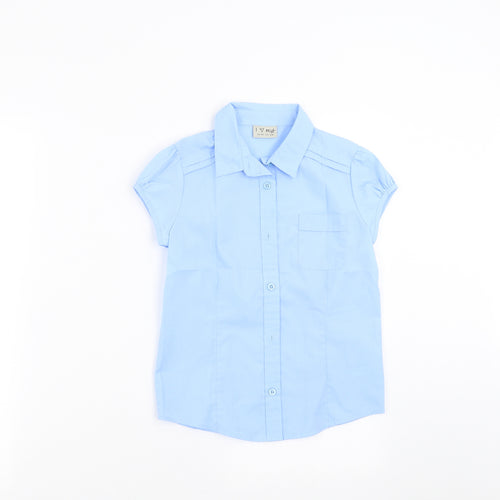 NEXT Girls Blue   Basic Button-Up Size 9 Years  - school