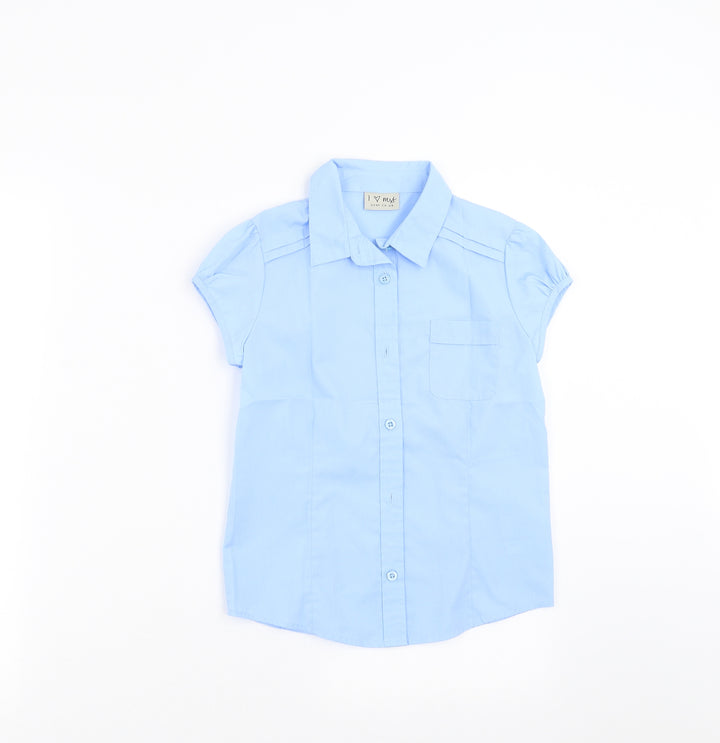 NEXT Girls Blue   Basic Button-Up Size 9 Years  - school