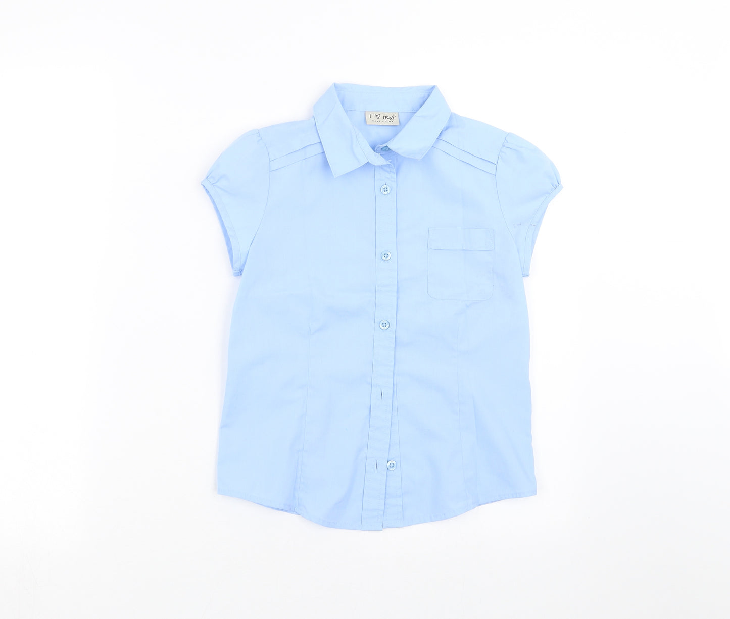 NEXT Girls Blue   Basic Button-Up Size 9 Years  - school