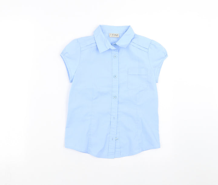 NEXT Girls Blue   Basic Button-Up Size 9 Years  - school