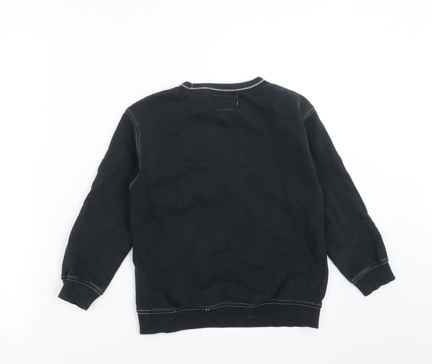 Zara Boys Black   Pullover Sweatshirt Size 8 Years