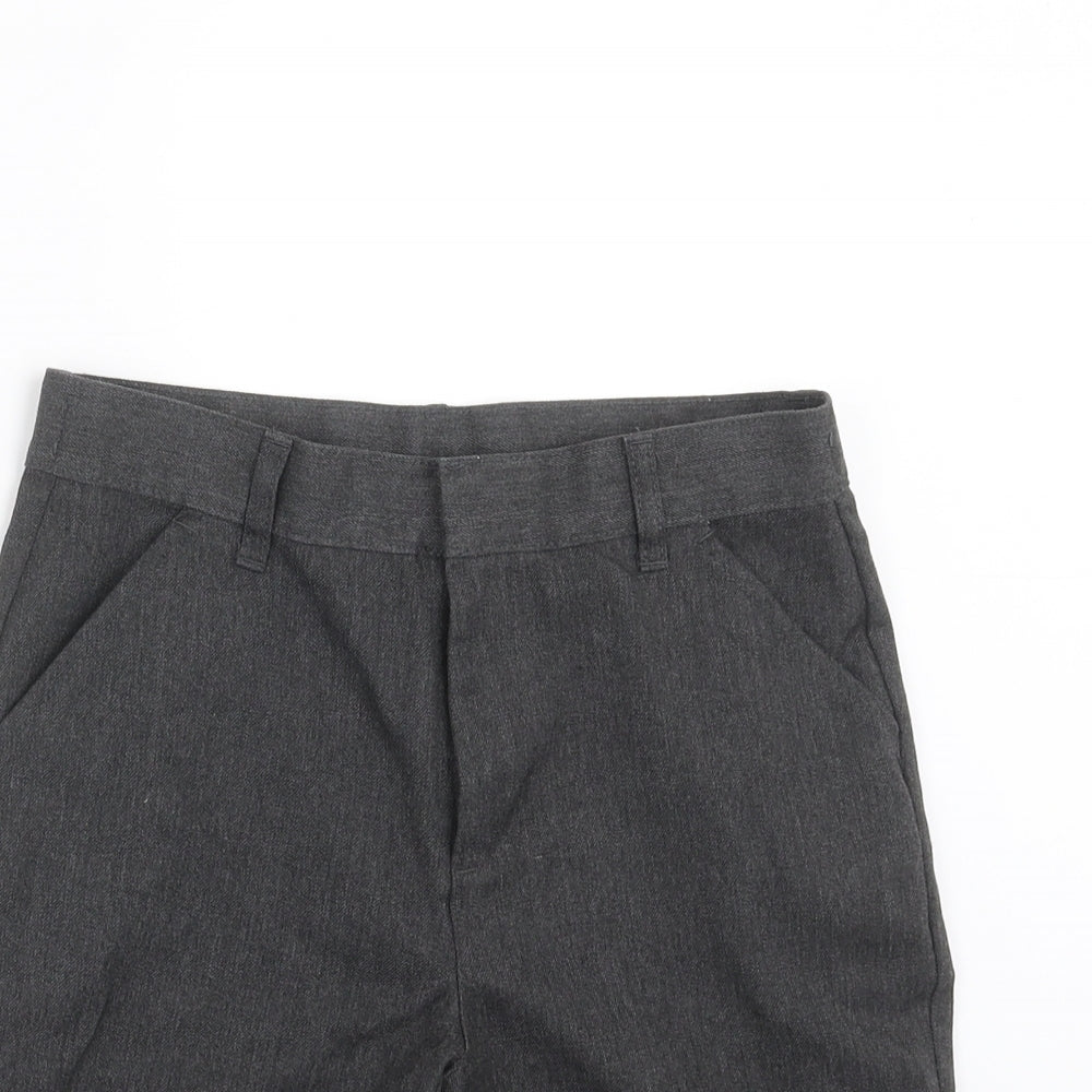 Matalan Boys Grey   Chino Shorts Size 9 Years - school