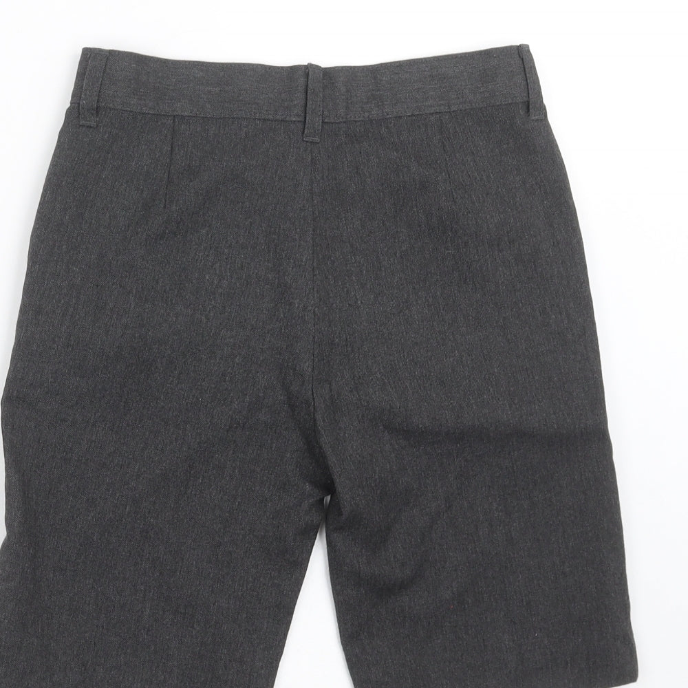Matalan Boys Grey   Chino Shorts Size 9 Years - school