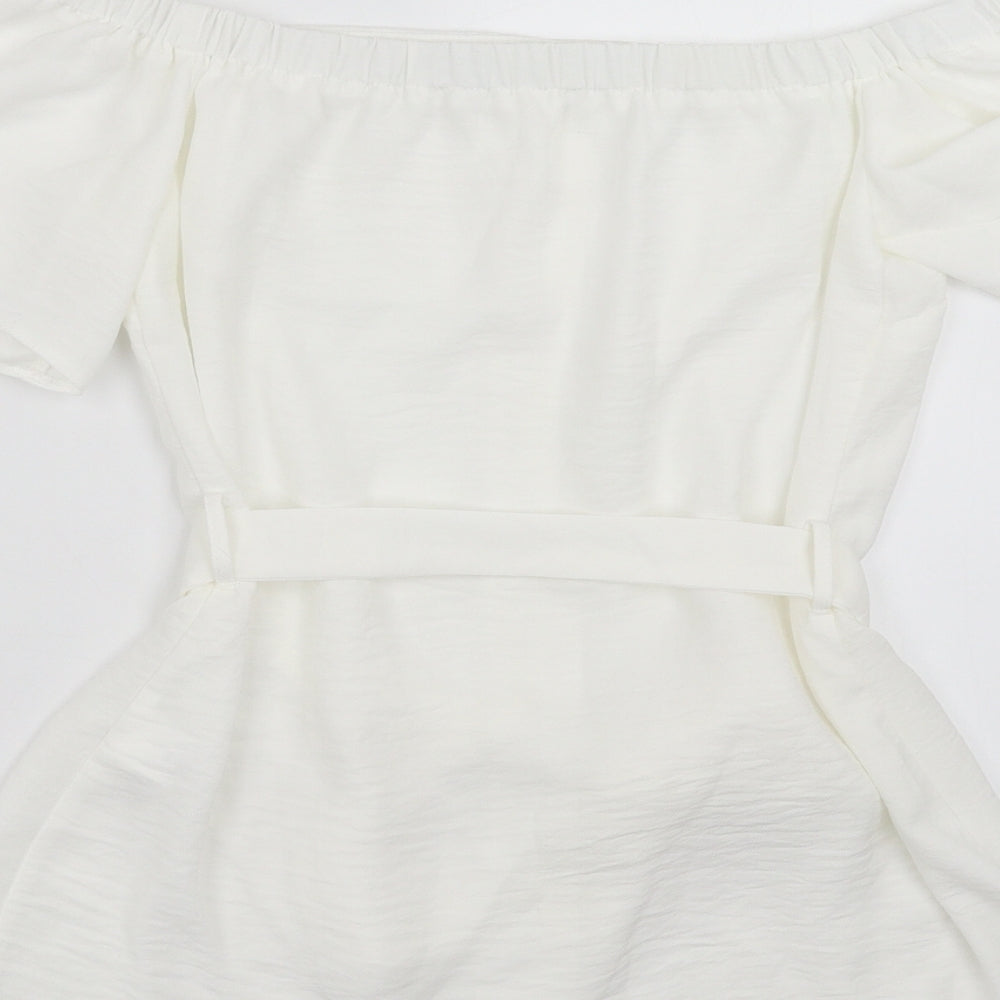 Primark Womens White   Basic Blouse Size 6
