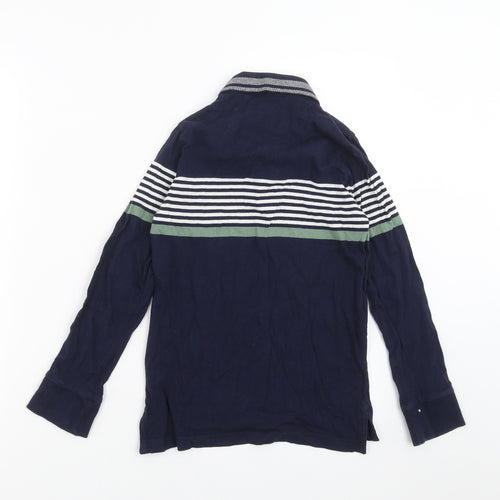 NEXT Boys Blue Striped  Basic Polo Size 9 Years