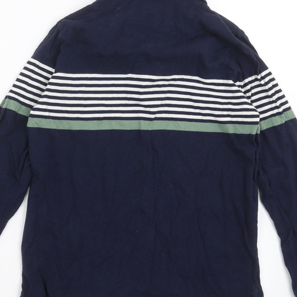 NEXT Boys Blue Striped  Basic Polo Size 9 Years