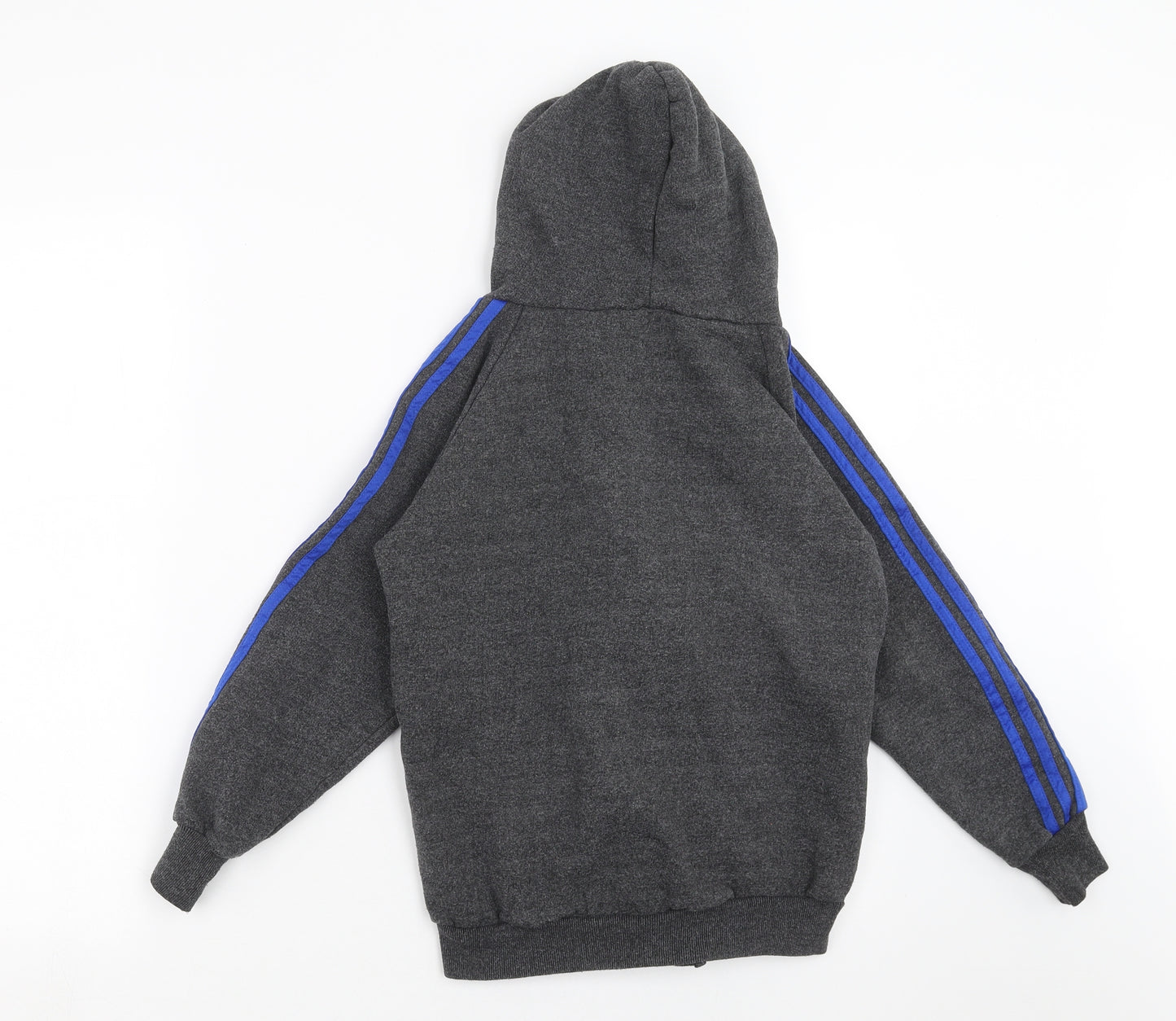 adidas Boys Grey   Full Zip Hoodie Size L