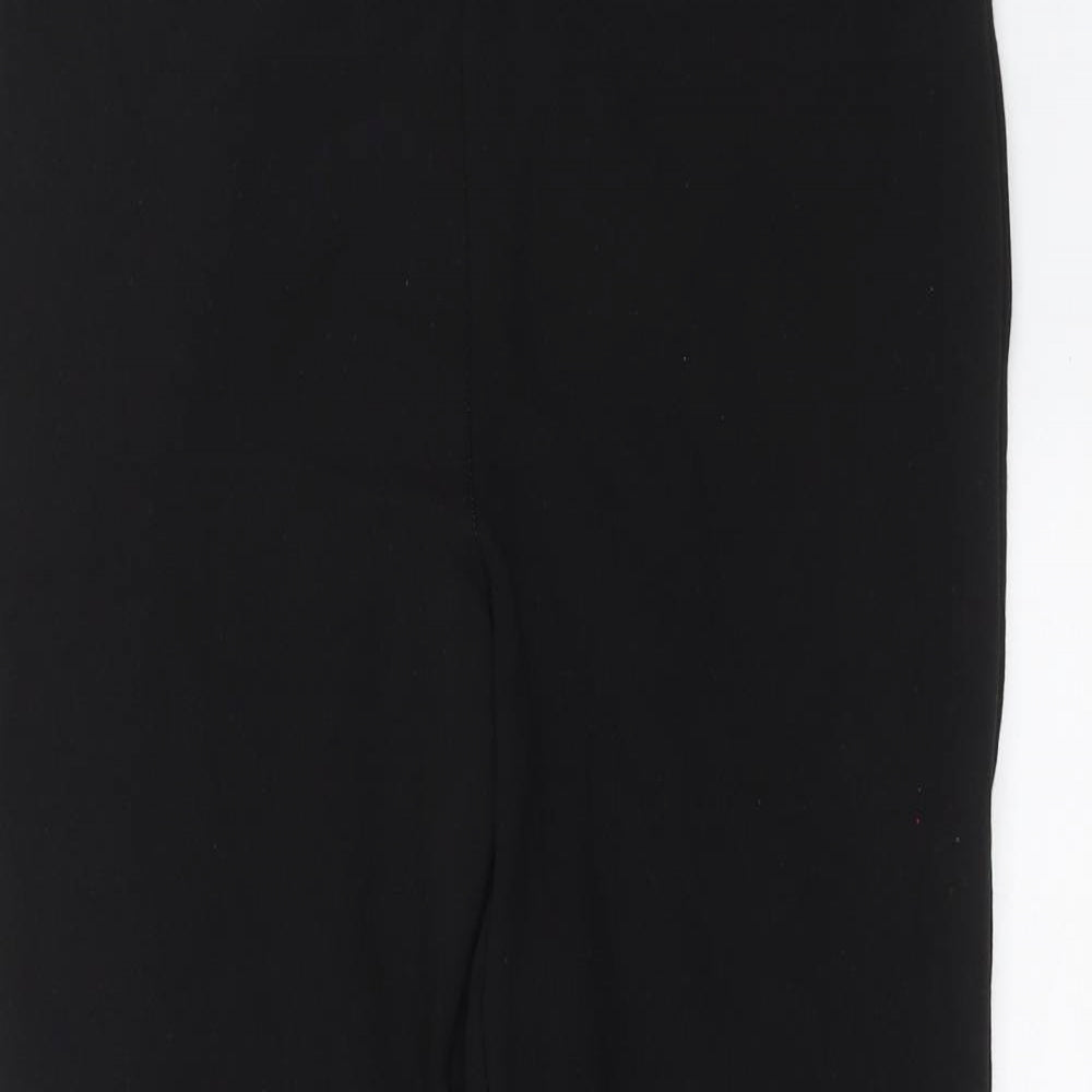 Papaya Womens Black   Trousers  Size 14 L26 in