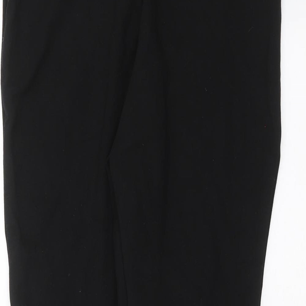 Papaya Womens Black   Trousers  Size 14 L26 in