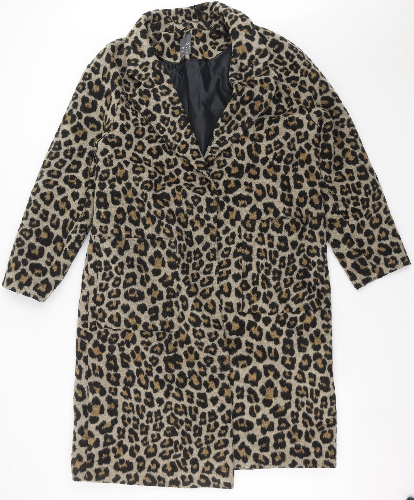 Primark Womens Beige Animal Print  Jacket  Size 12